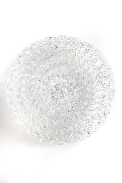 21st Century Glass Lace Fruit Bowl, Medium