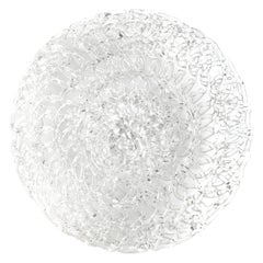 21st Century Glass Lace Fruit Bowl, Medium