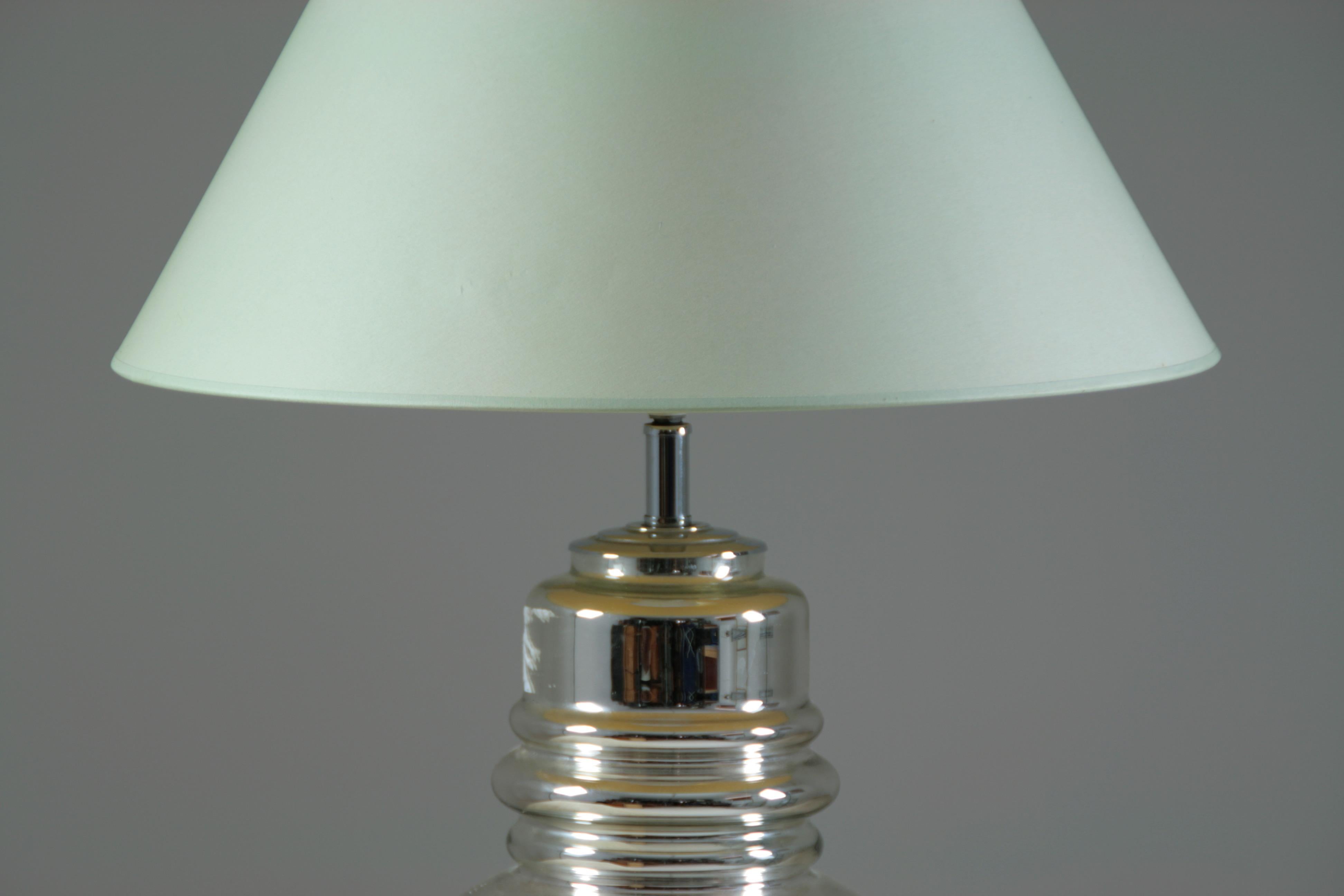 Lampe en verre, 1970 en vente 6