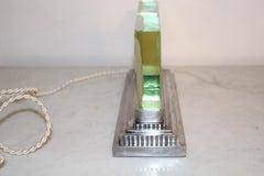 Lámpara de cristal y forja de hierro Muller Lunéville
