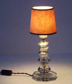 Glass lamp, cubism, circa 1920