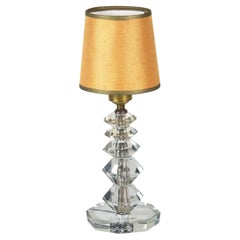 Glass lamp, cubism, circa 1920