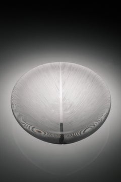 Glass Leaf Dish by Tapio Wirkkala for Iittala Finland, 1950s