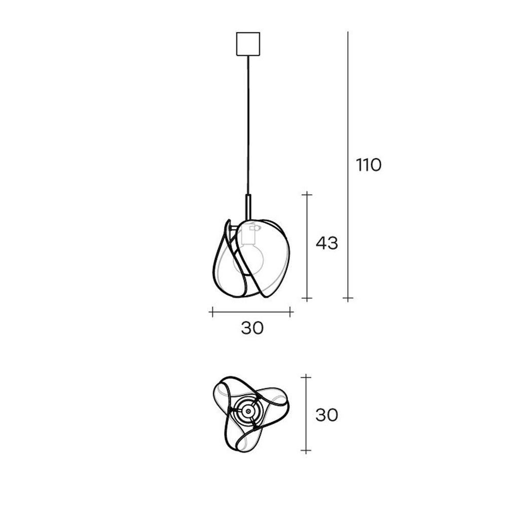 Glass Leaves Suspension For Sale 4
