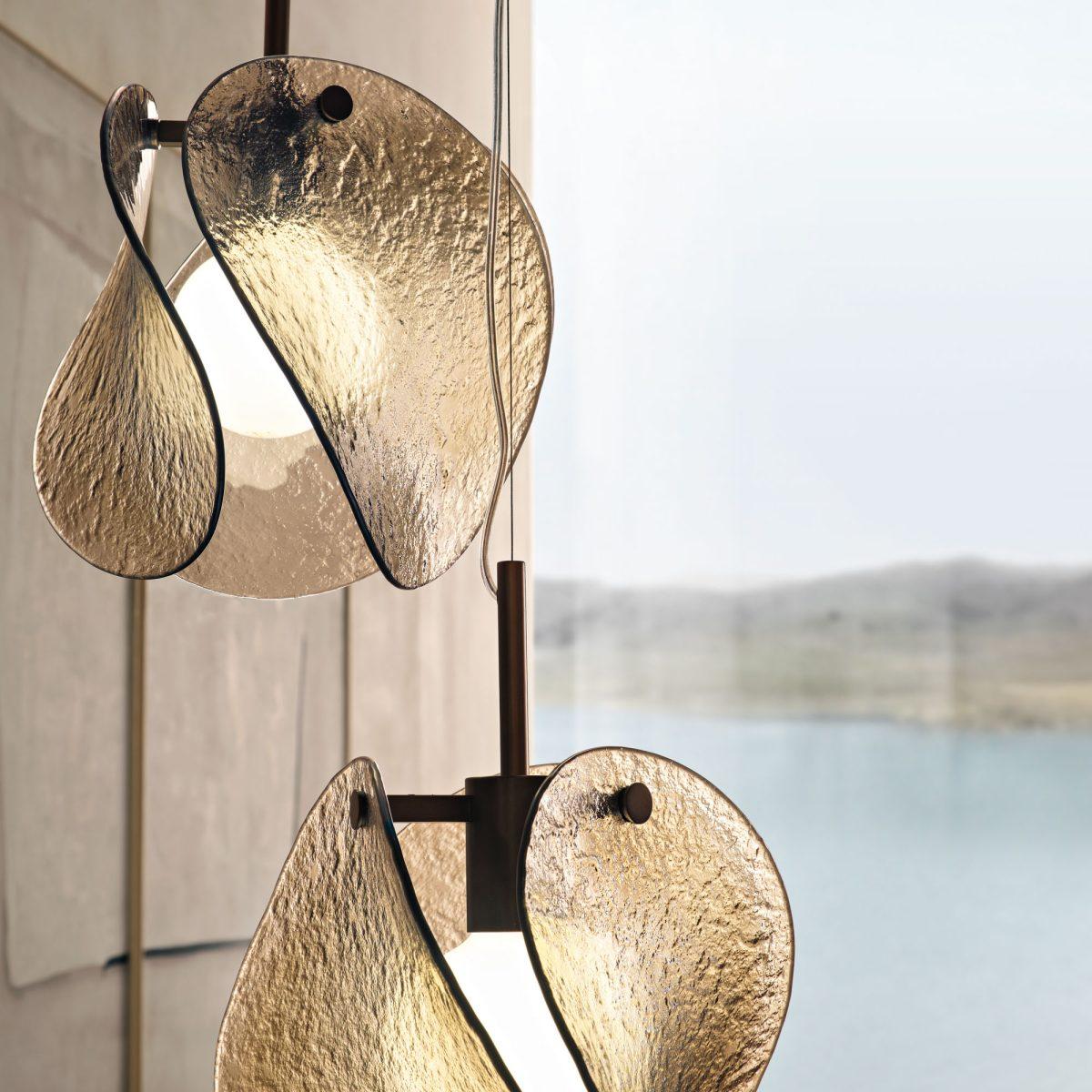 Metal Glass Leaves Suspension For Sale