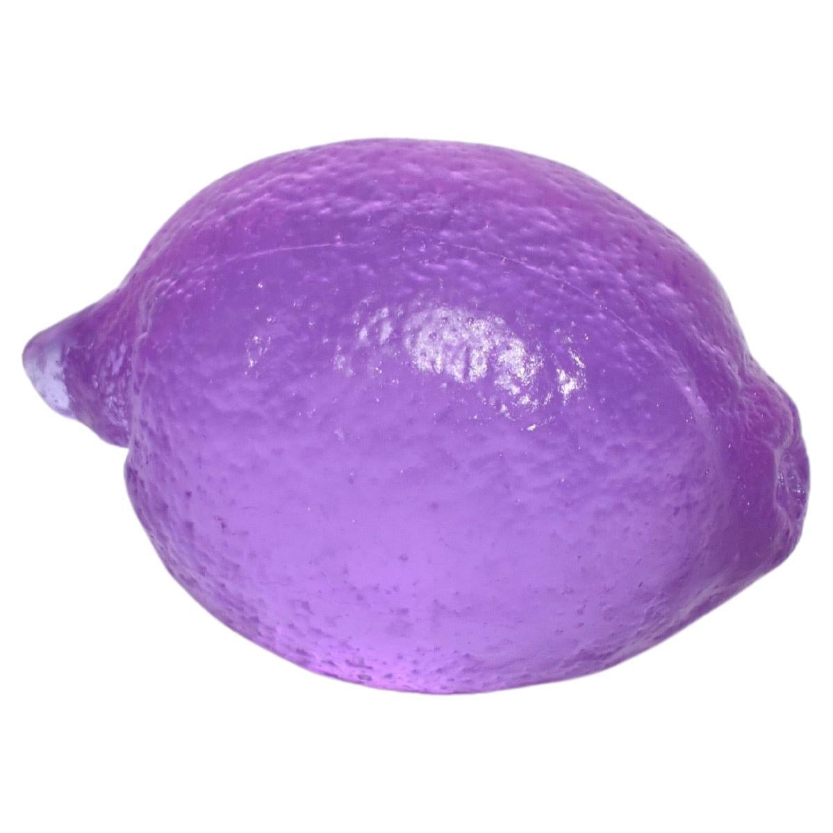 Verre citron lilas