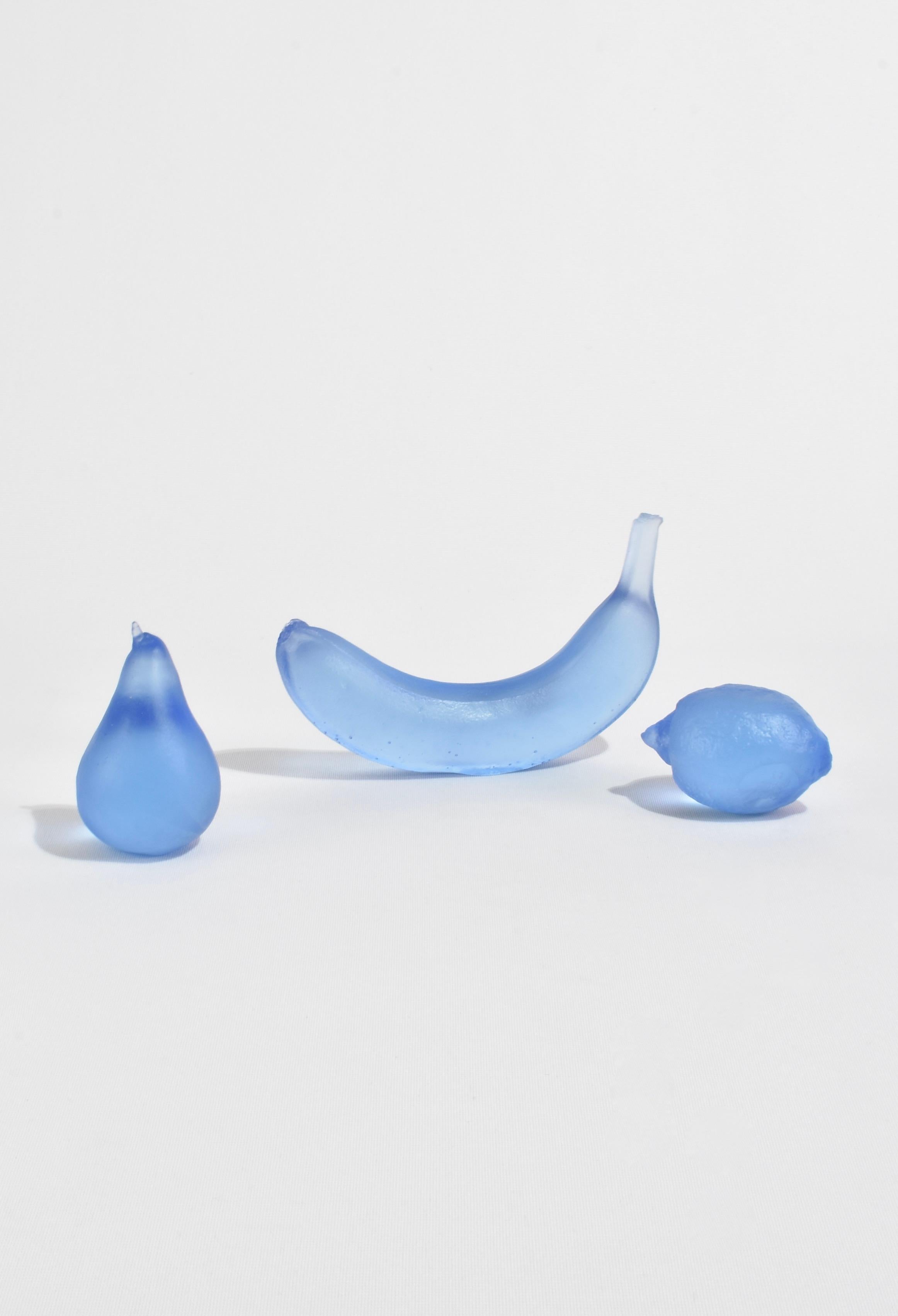 Glass Lemon in Pale Cobalt In New Condition In Richmond, VA