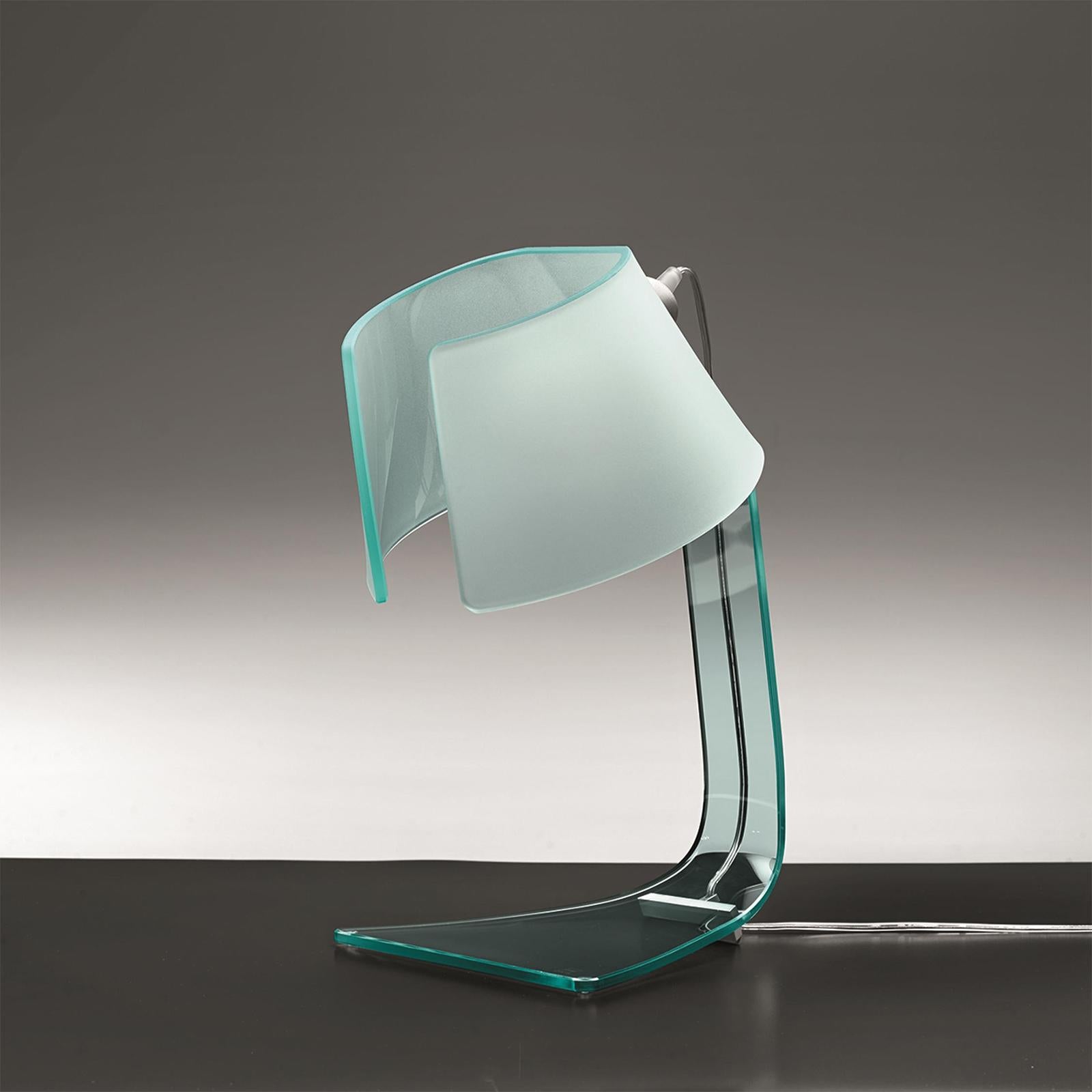 Glass Light Table Lamp  In New Condition For Sale In Paris, FR