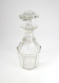 Glass Liqueur Bottle, Late 19th Century