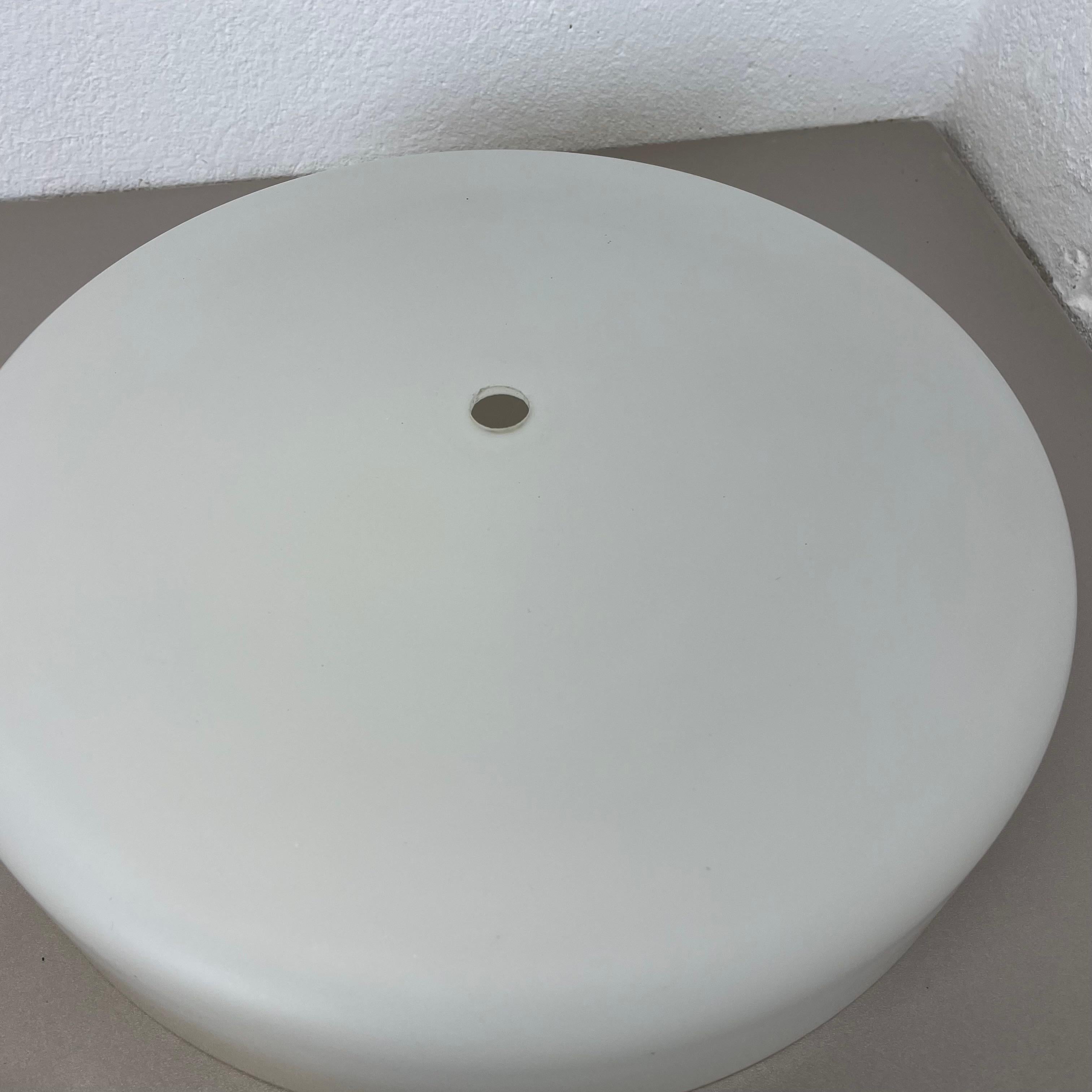 Glass + Metal Stilnovo Style Theatre Wall Ceiling Light Flushmount, Italy 1950s For Sale 8