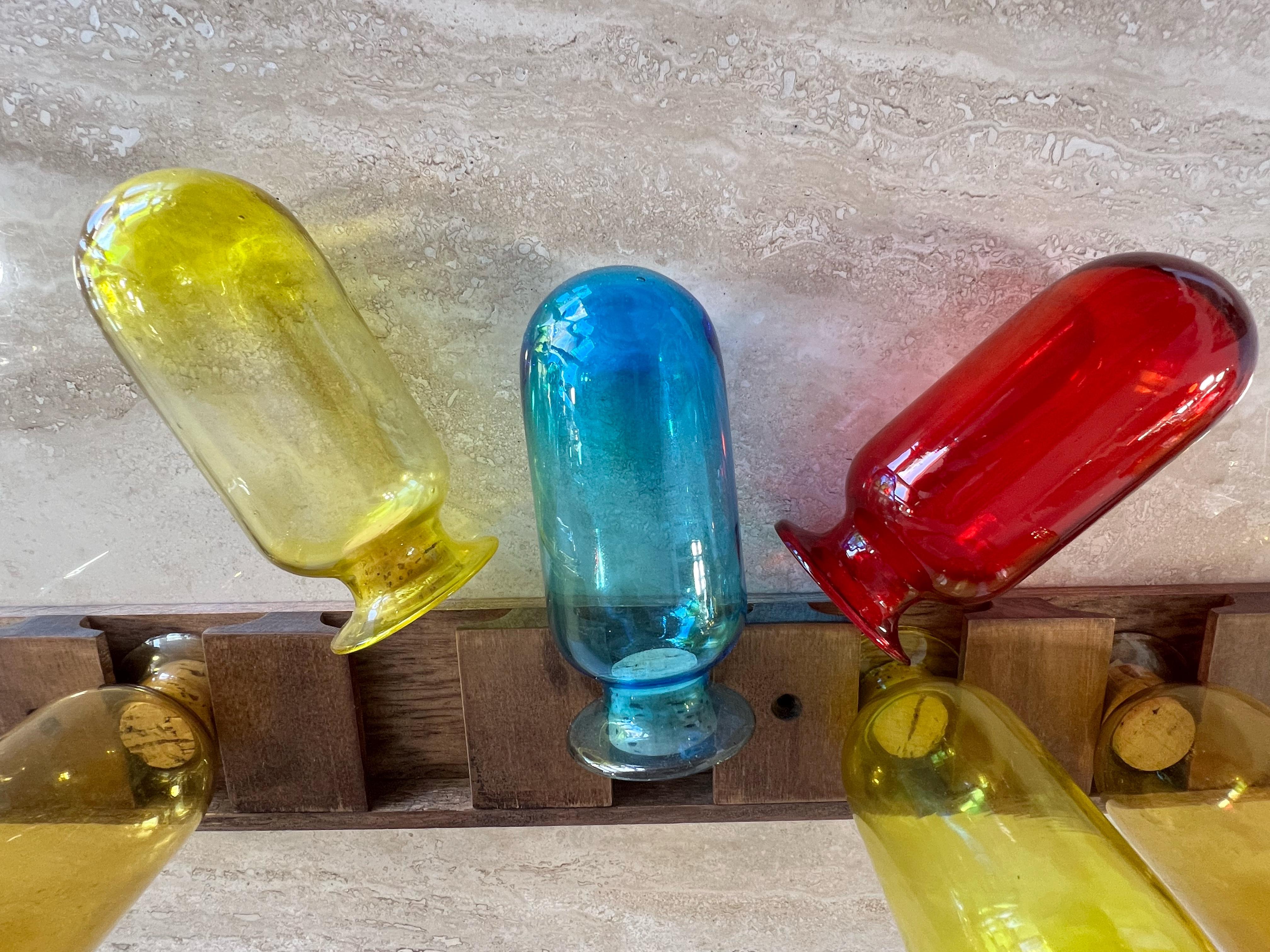 Mid-20th Century Glass Mid Century Modern Spice Rack Japan For Sale
