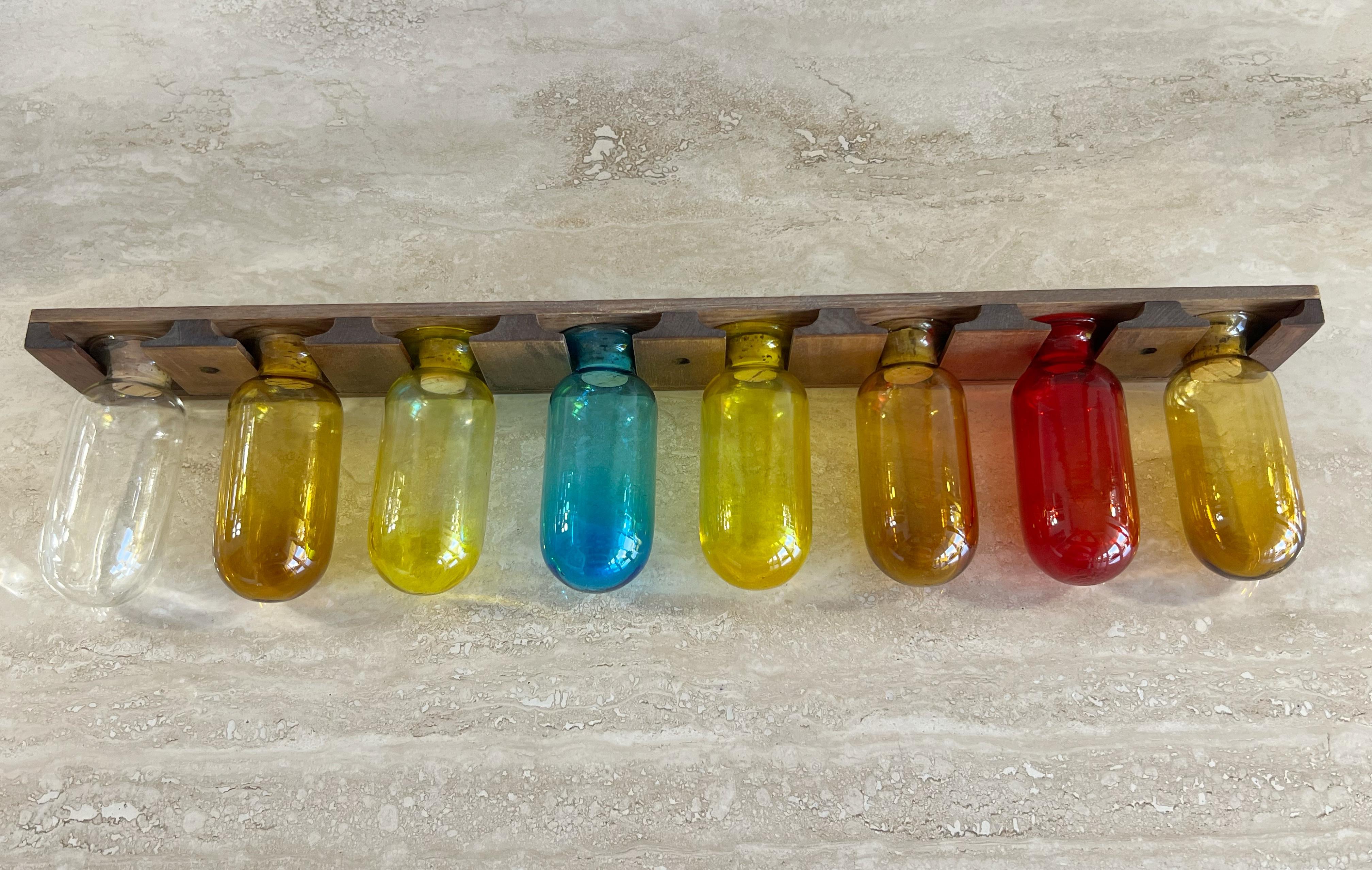Glass Mid Century Modern Spice Rack Japan For Sale 2