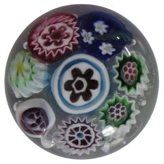 Vintage Glass Millefiori Miniature Paperweight by Murano, Italy, circa 1950s