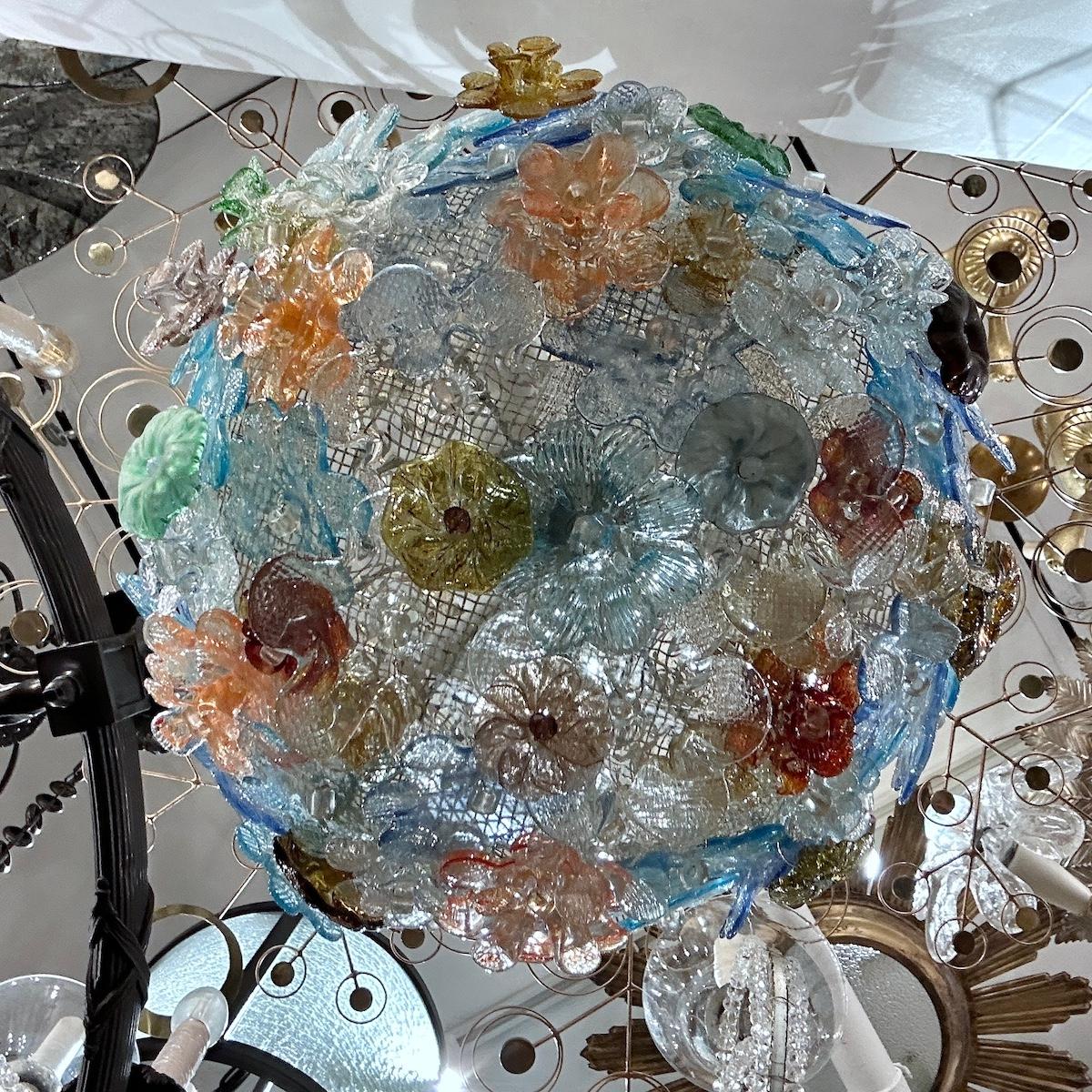 Lampada Milliefiori in vetro In condizioni buone in vendita a New York, NY