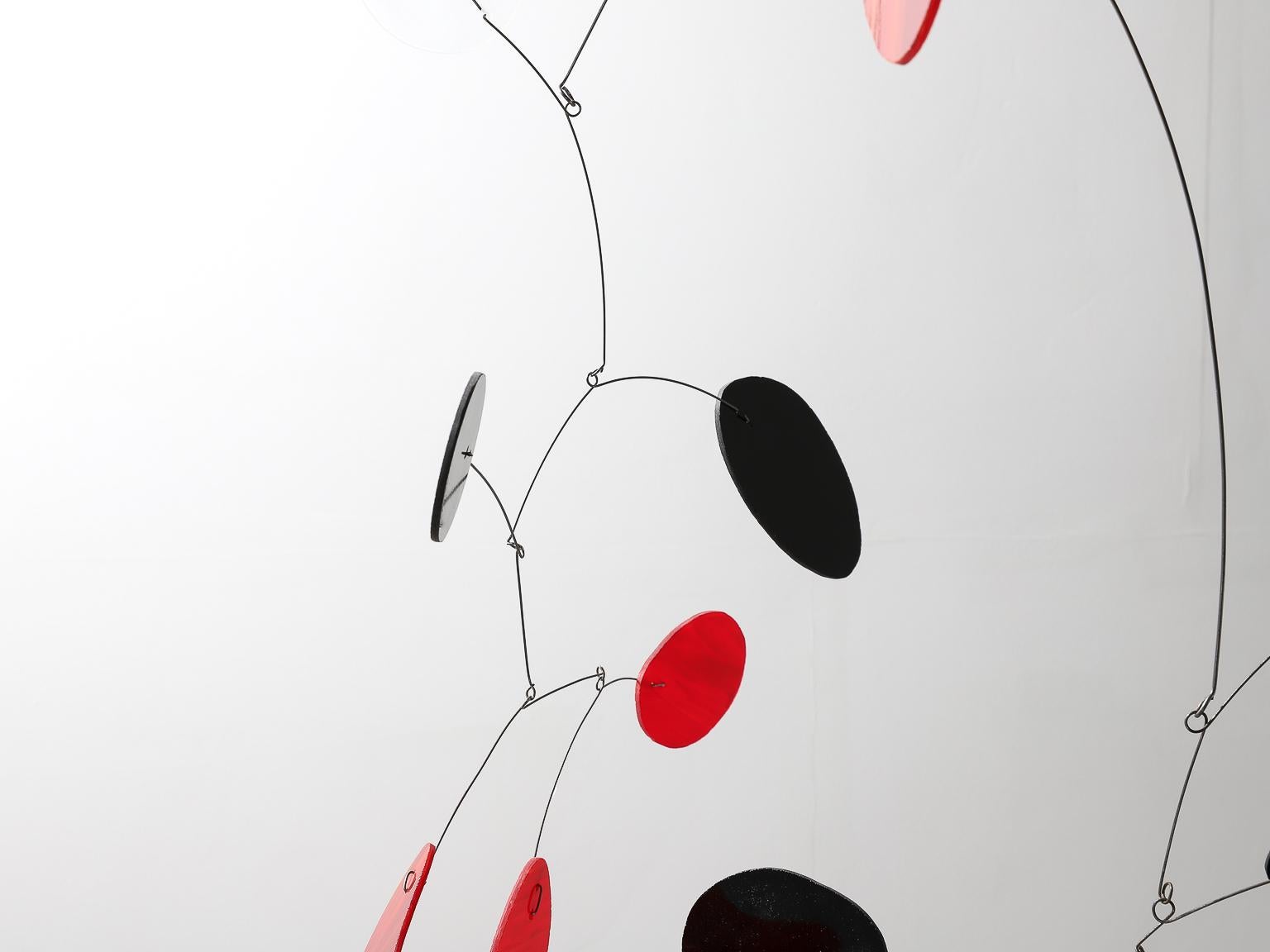 Sculptural Spanish 1960s Glass Mobile 4