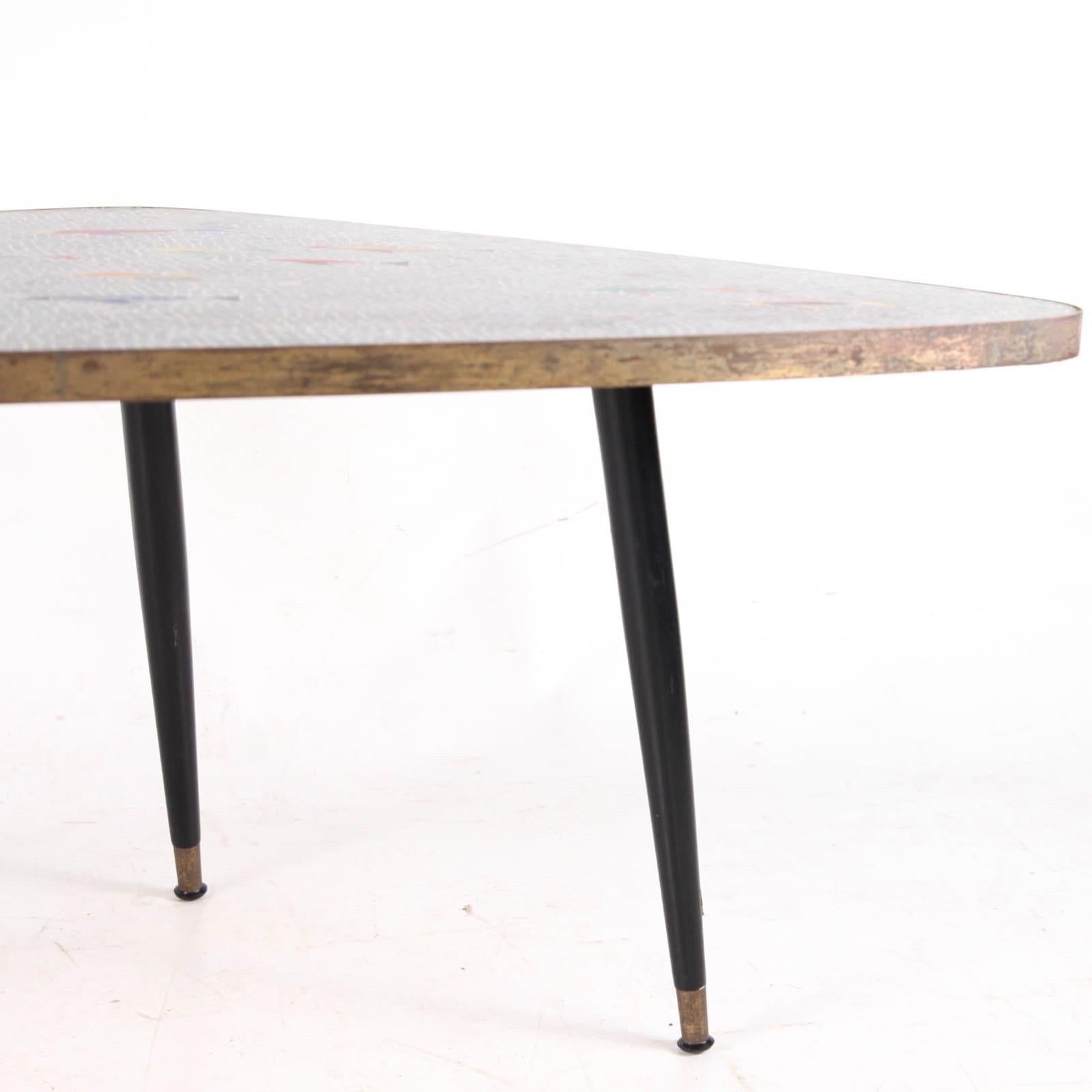 Table basse en mosaïque de verre en vente 5