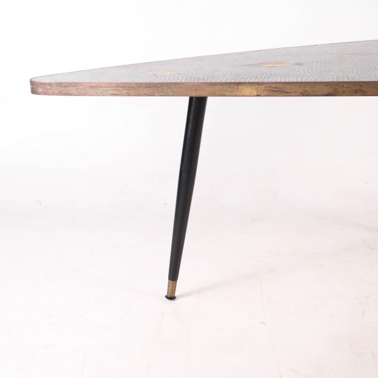 Table basse en mosaïque de verre Bon état - En vente à Isle Sur Sorgue, FR