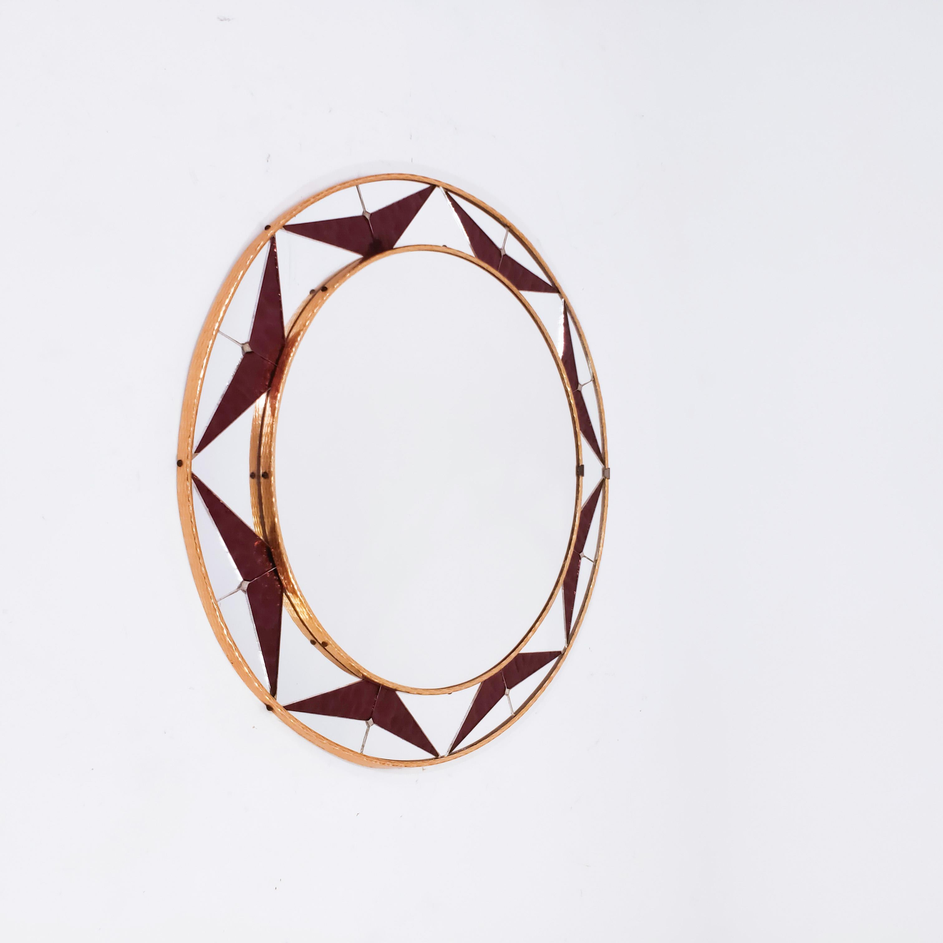 Miroir circulaire de style 
