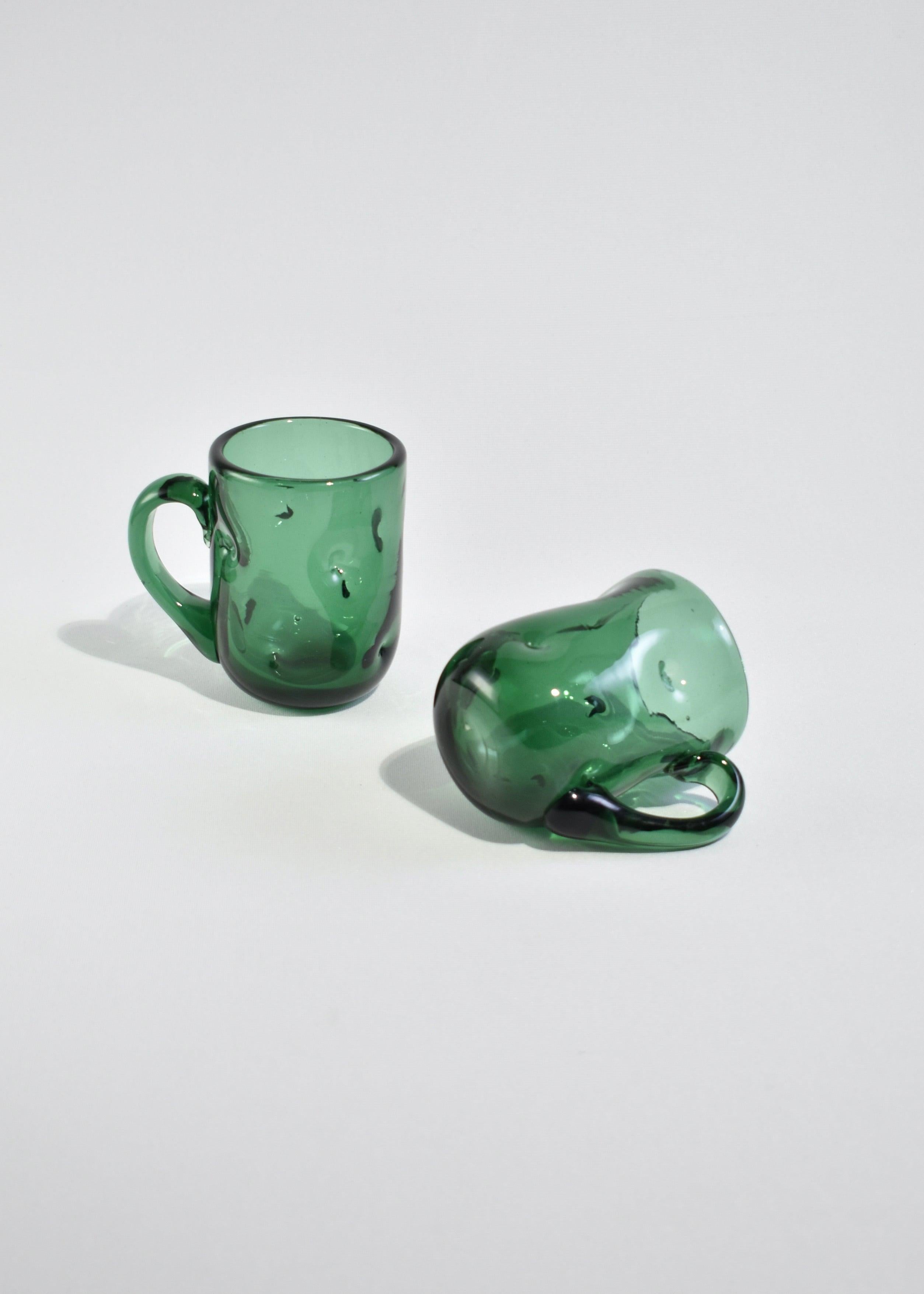 Modern Glass Mug Set