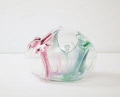 Glass Orb Sculpture by Peter Bramhall