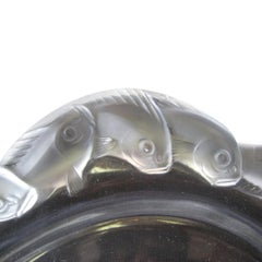 Glass Oval Plate by Lalique France