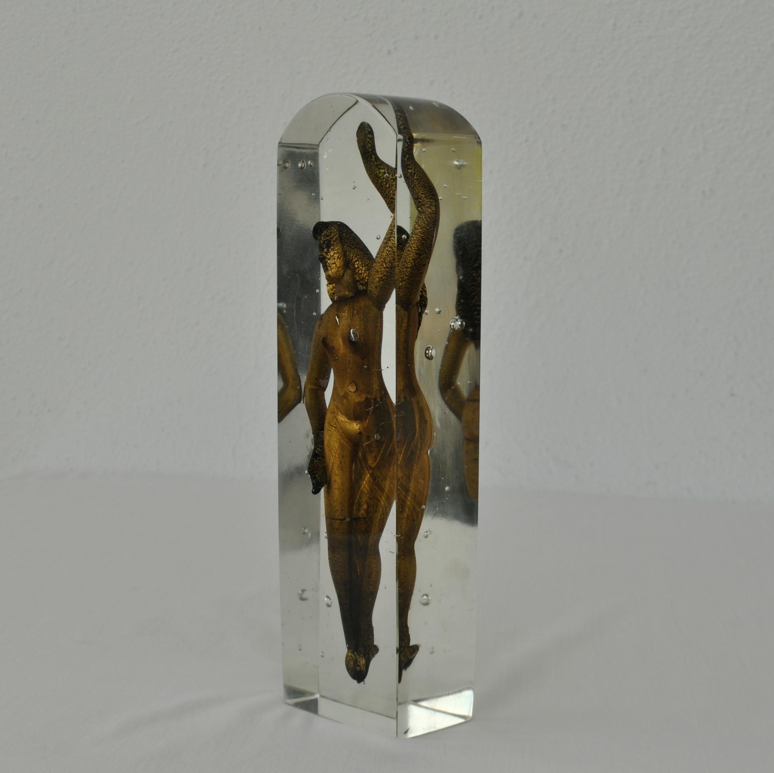 Glass Paperweight by Alfredo Barbini, ‘Nudo nel Aqua’, 1949 4