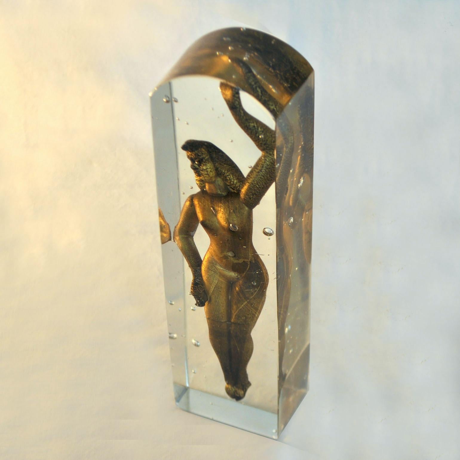 Glass Paperweight by Alfredo Barbini, ‘Nudo nel Aqua’, 1949 6