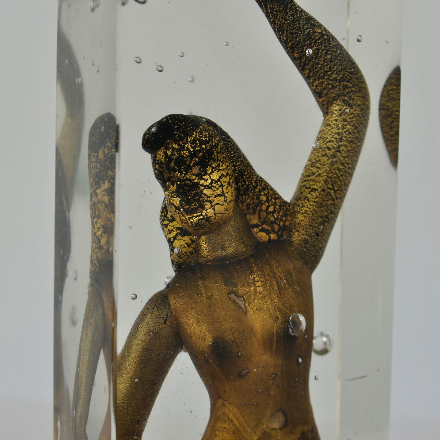 Art Glass Glass Paperweight by Alfredo Barbini, ‘Nudo nel Aqua’, 1949