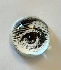Glass Paperweight by Fornasetti
