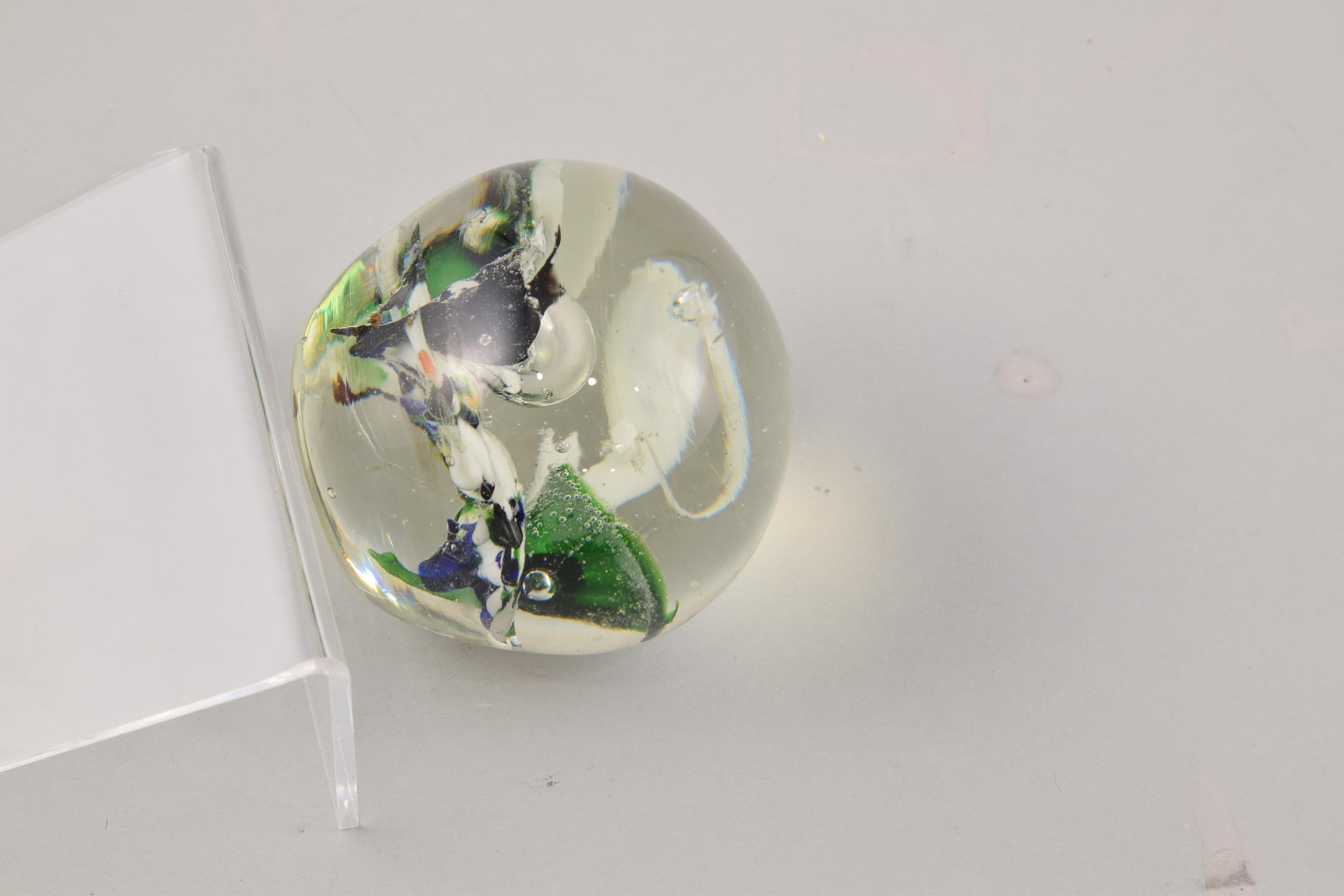 European Glass Paperweight 'Price Per Unit' For Sale