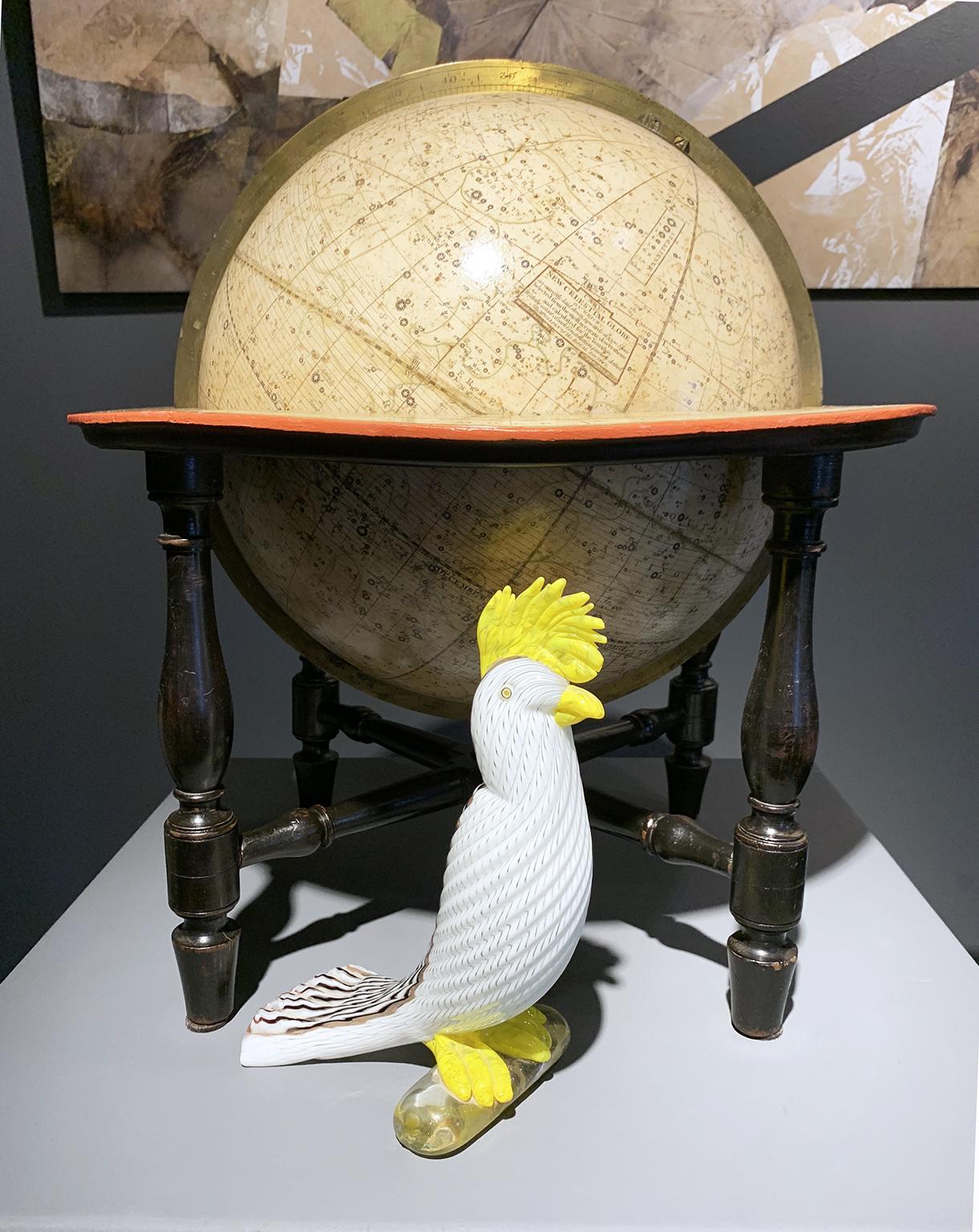 Scultura in vetro a forma di pappagallo, Dino Martens, Venezia, Aureliano Toso, 1953-1956 in vendita 9