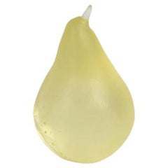 Glass Pear in Yellow