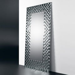 Glass Pearl Rectangular Mirror