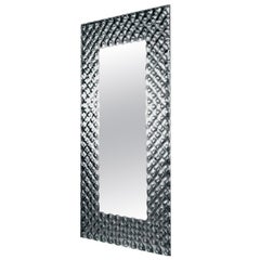 Glass Pearl Rectangular Mirror