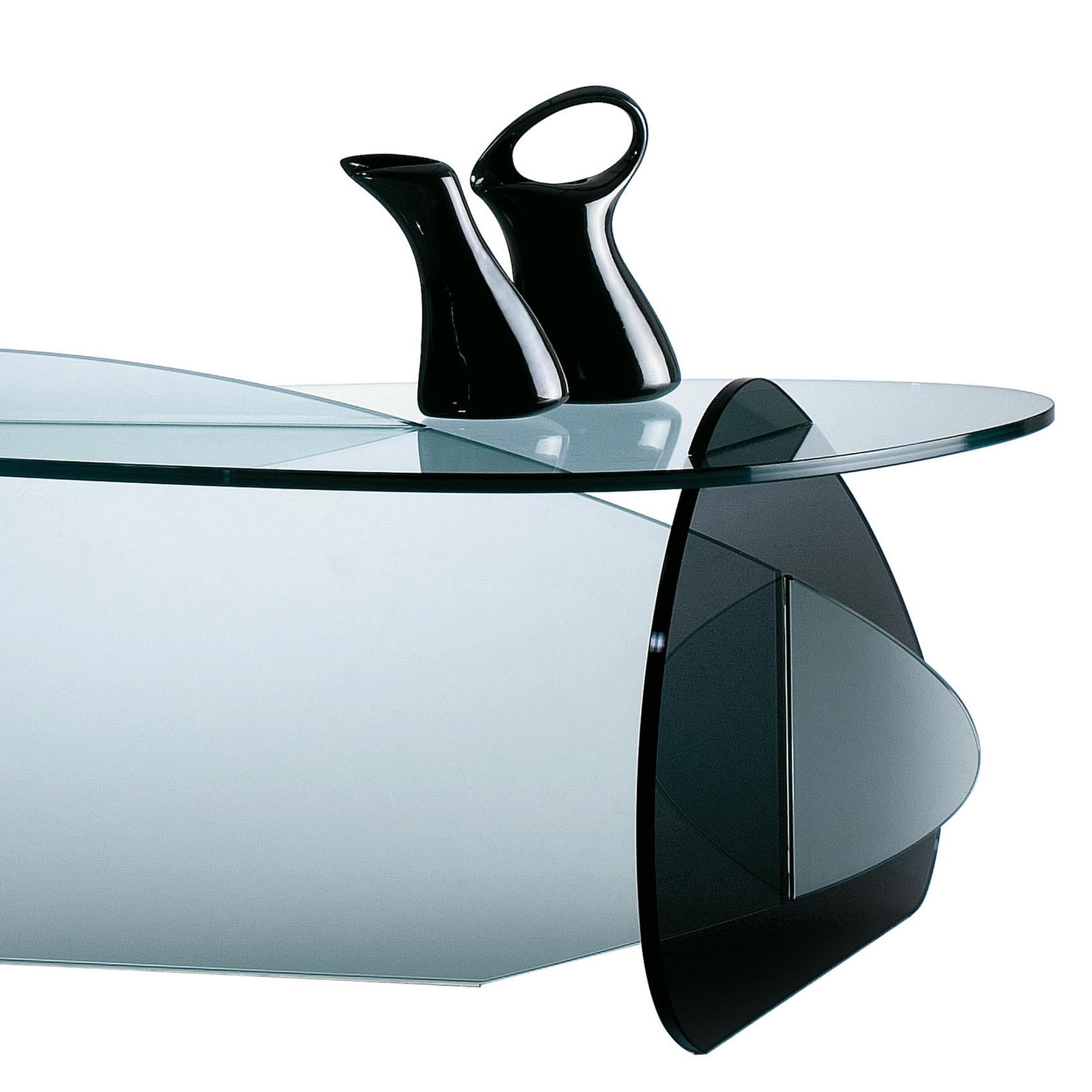 XXIe siècle et contemporain Table basse en galets de verre en vente