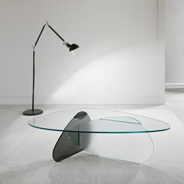 Glass Pebbles Coffee Table For Sale at 1stDibs glass table with