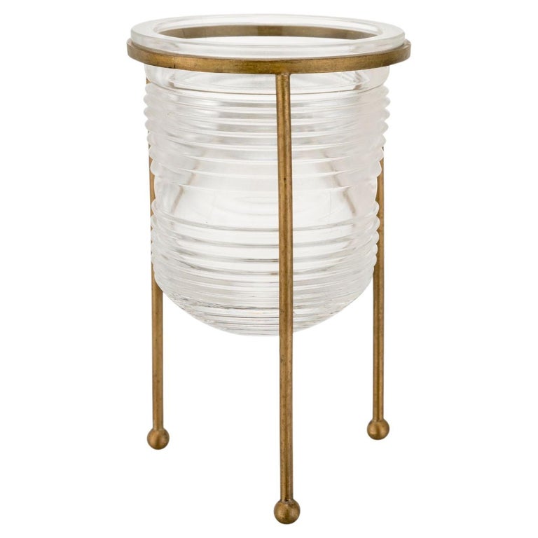 Enchanted brass and glass pen holder For Sale at 1stDibs