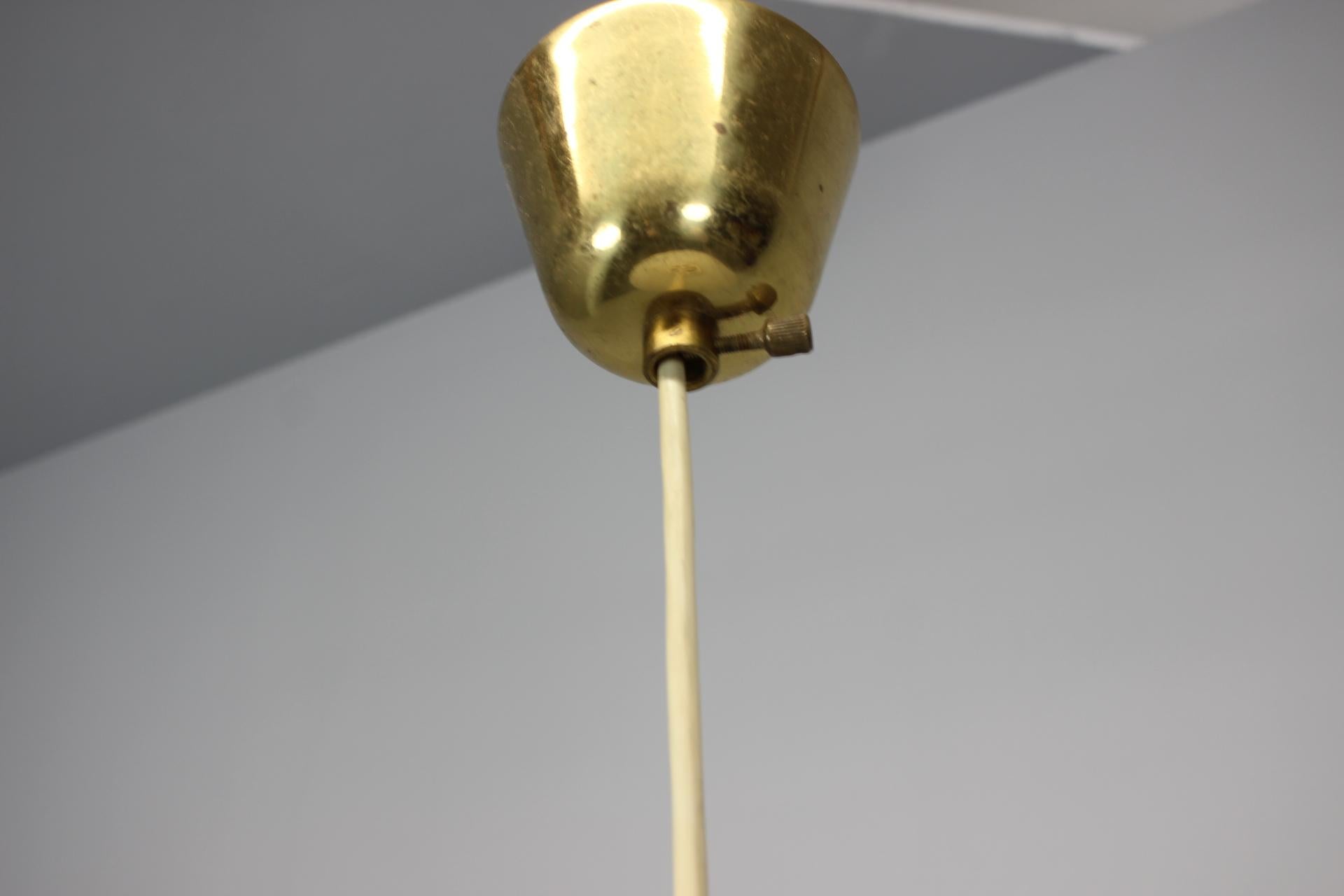 Fin du 20e siècle Pendentif en verre Tchécoslovaquie, 1970 en vente