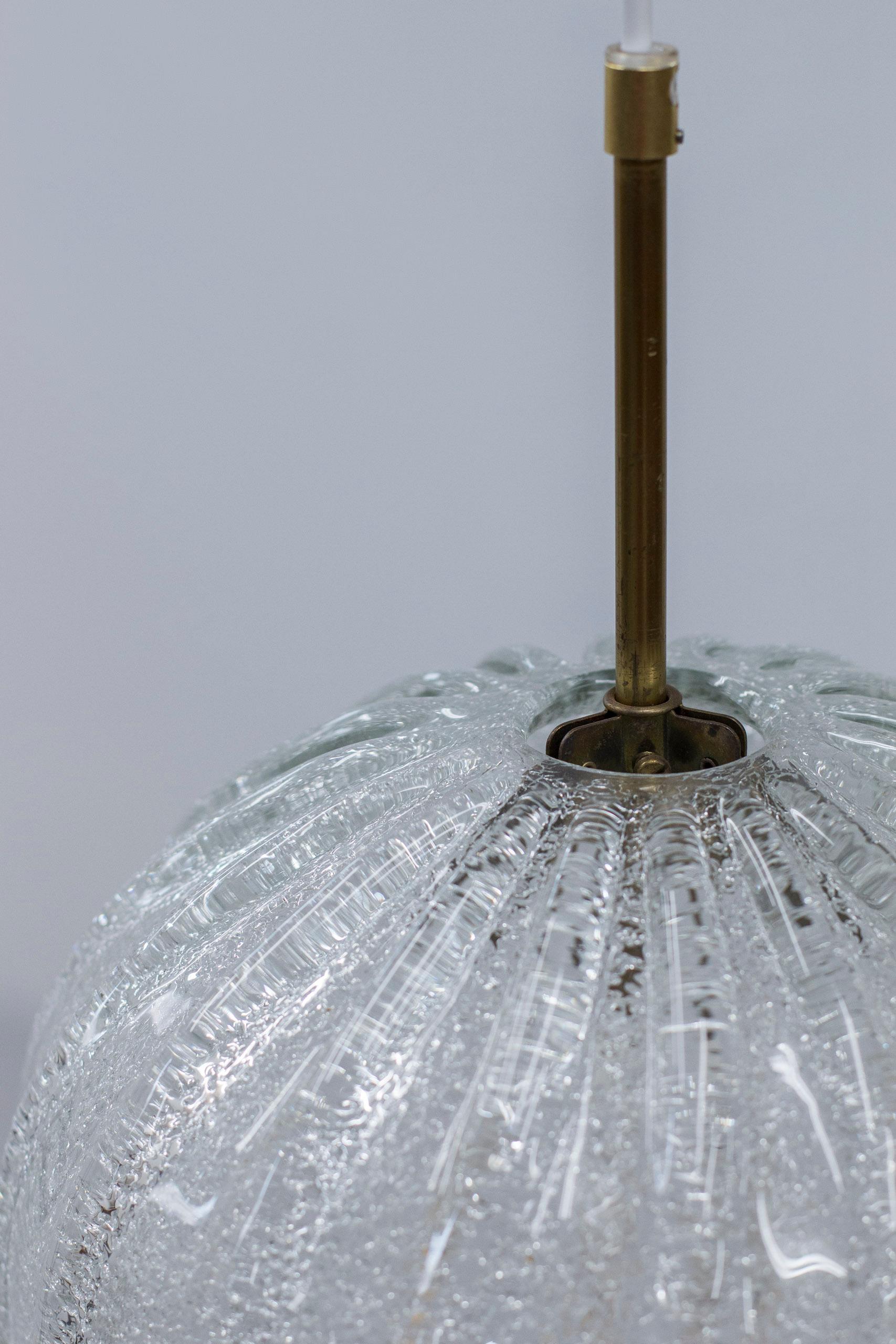 Glass Pendant Lamp by Barovier & Toso, Italy, 1950s No.2 4
