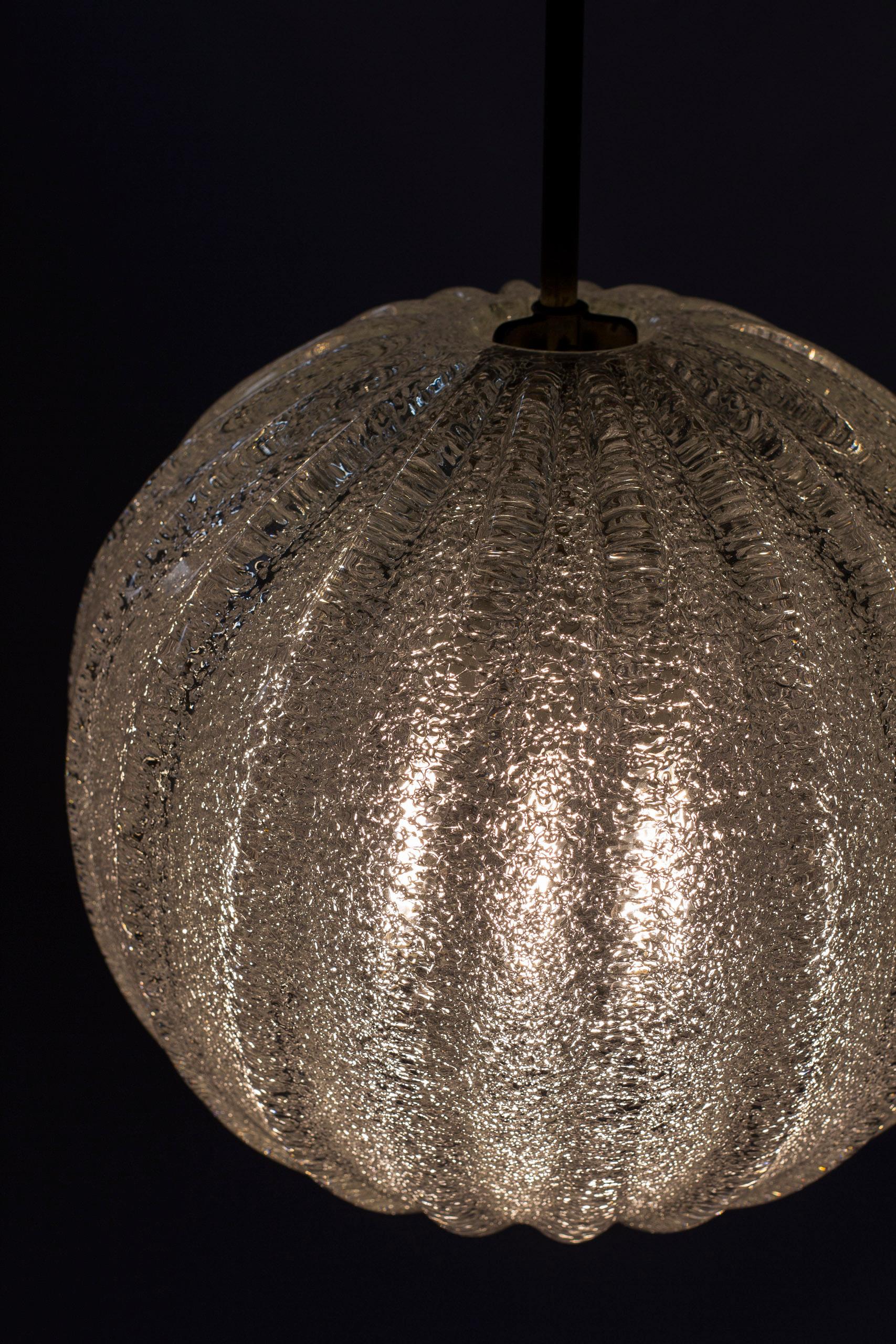 Swedish Glass Pendant Lamp by Barovier & Toso, Italy, 1950s No.2