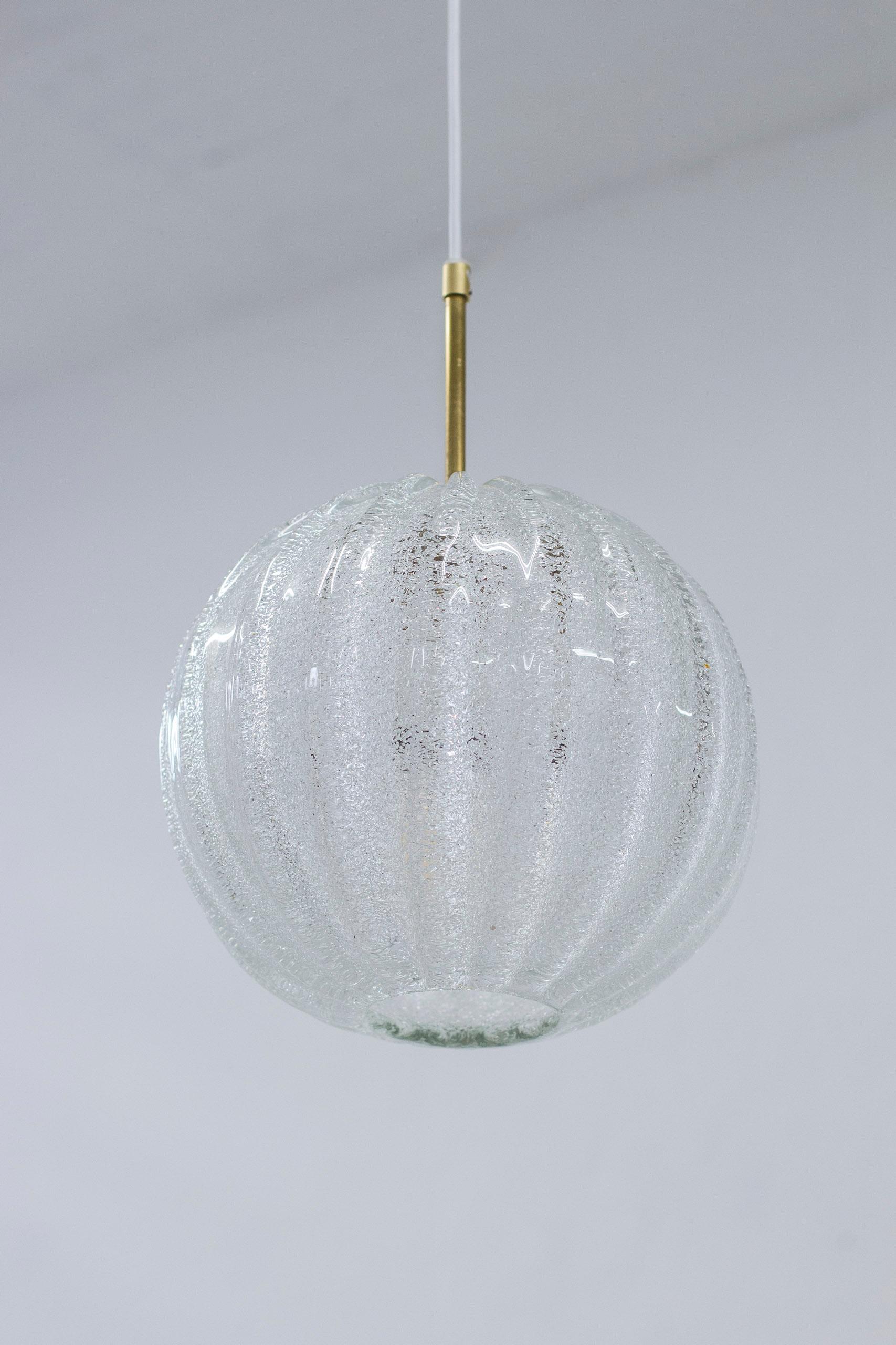 Glass Pendant Lamp by Barovier & Toso, Italy, 1950s No.2 1