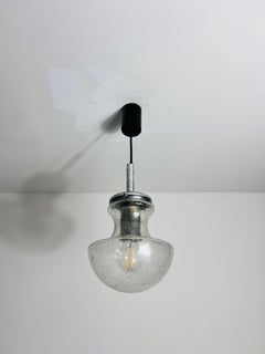 Glass Pendant Lamp by Doria, 1960s, Germany