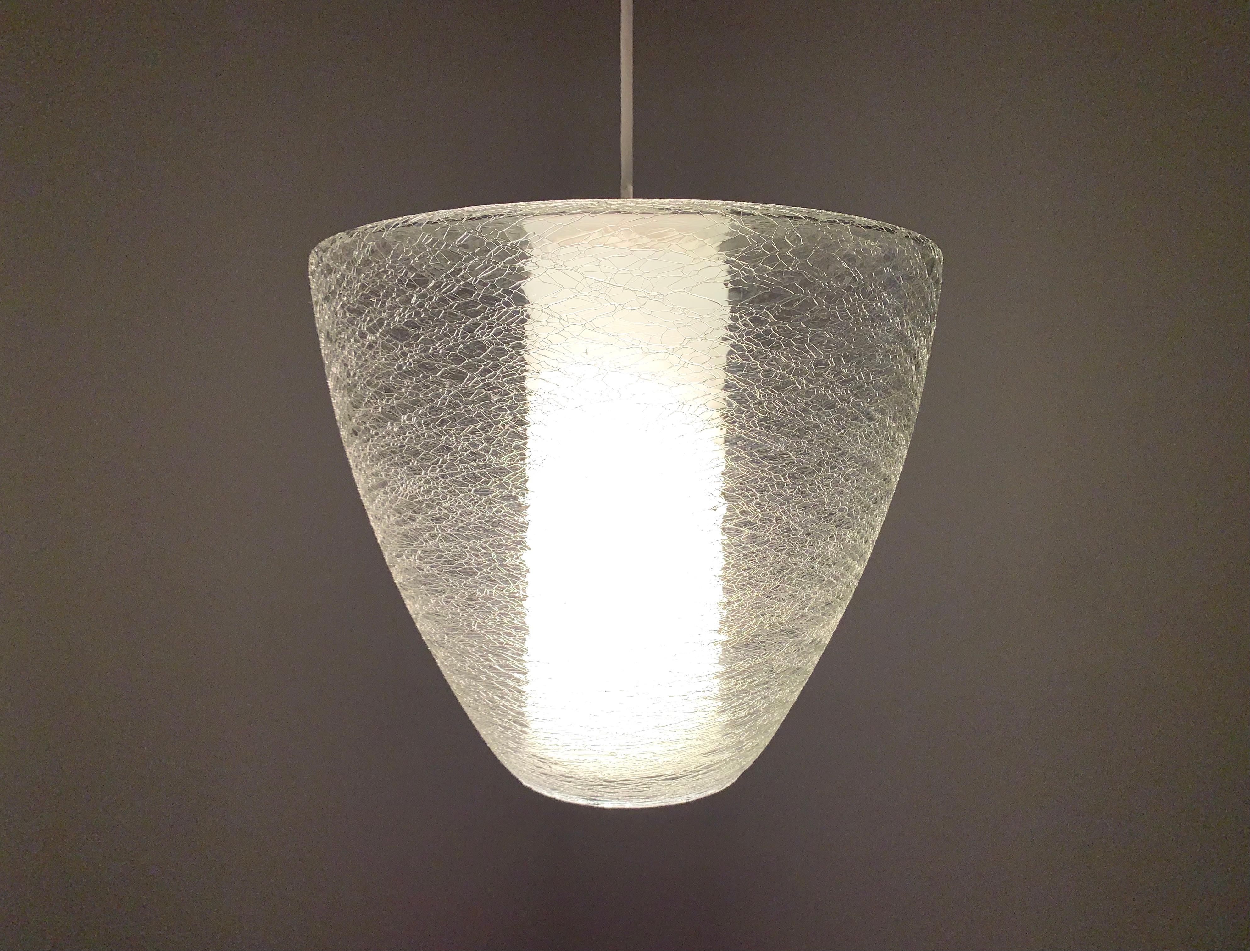 Glass pendant lamp by Doria 4