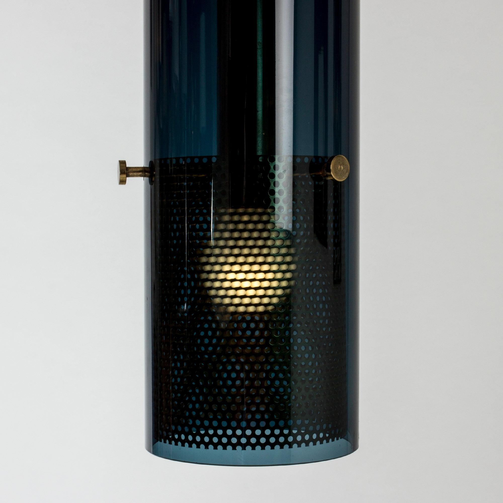 Milieu du XXe siècle Lampe à suspension en verre de Hans-Agne Jakobsson en vente
