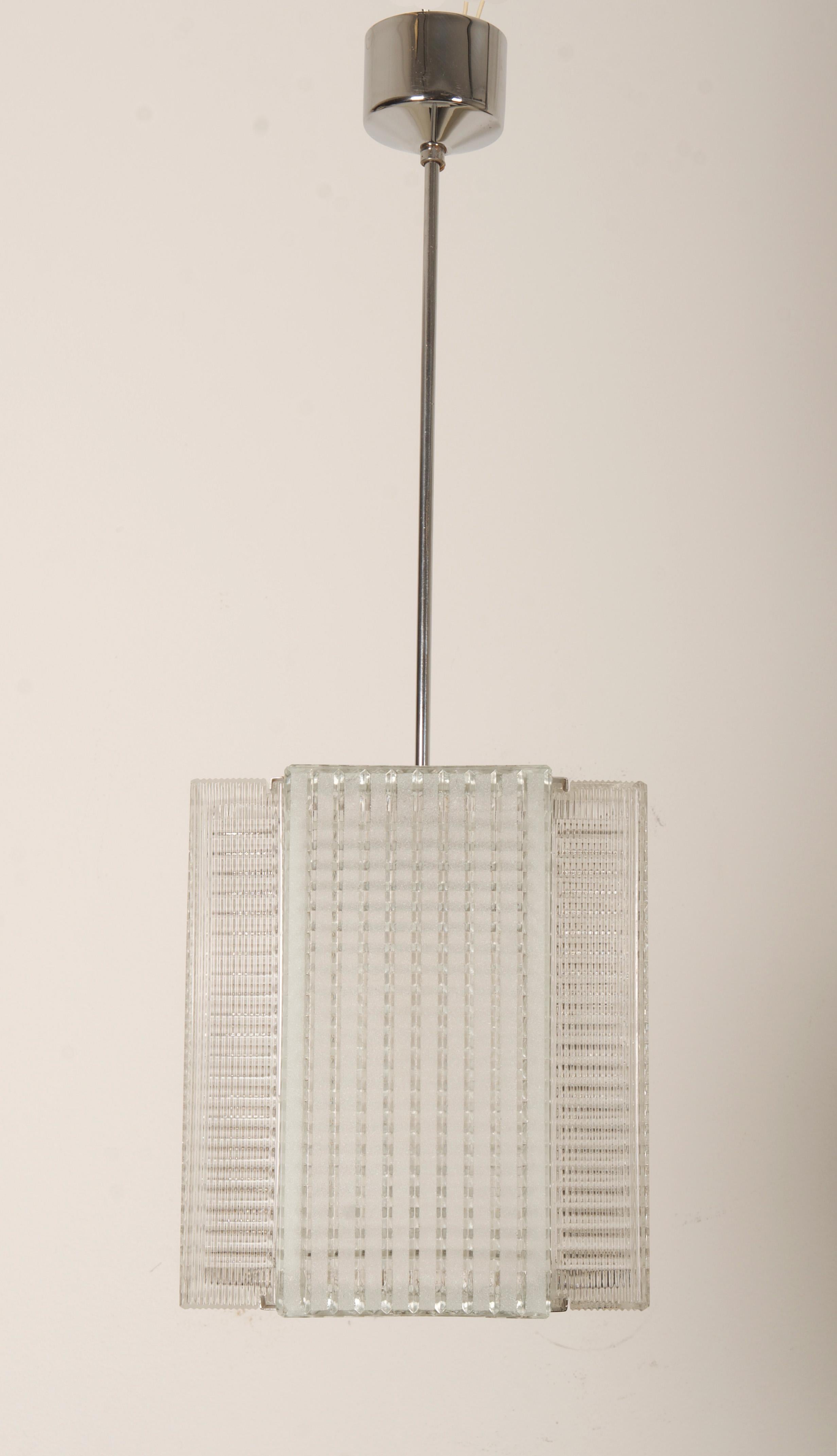 Lámpara colgante de cristal by Napako en Bueno estado para la venta en Vienna, AT