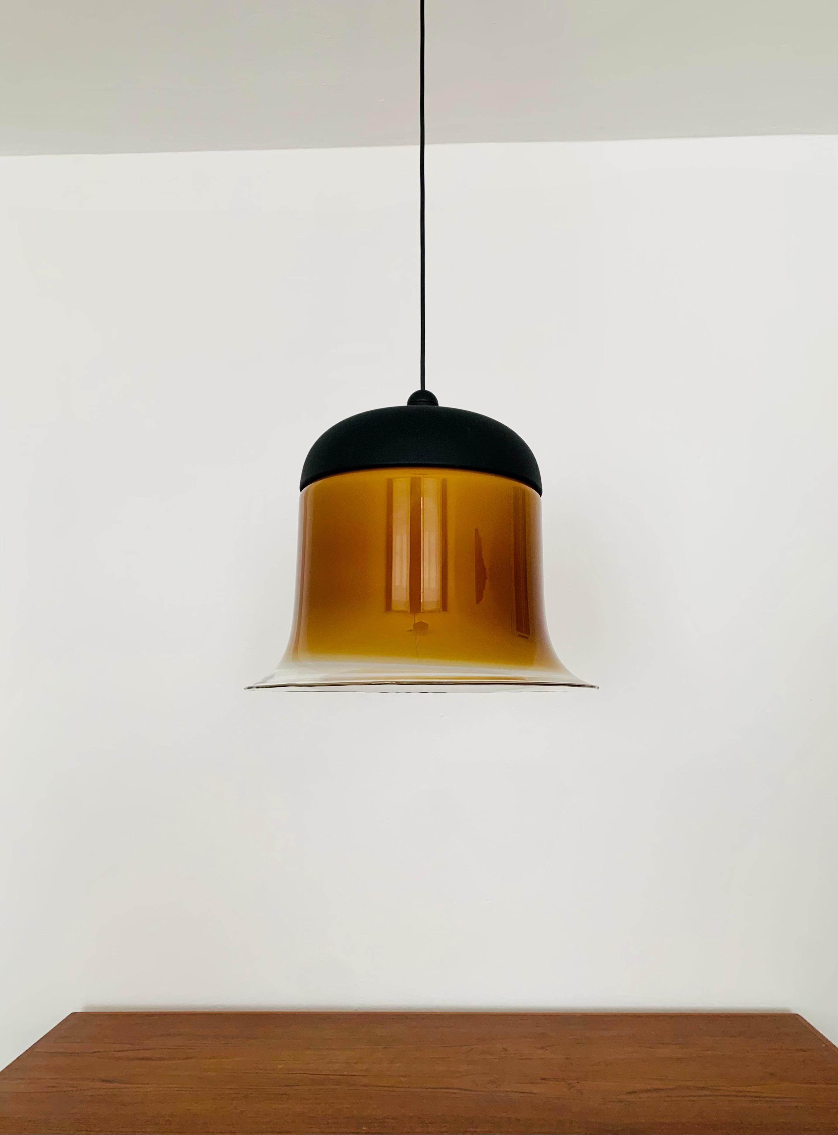 Lámpara colgante de cristal de Peill & Putzler Moderno de mediados de siglo en venta