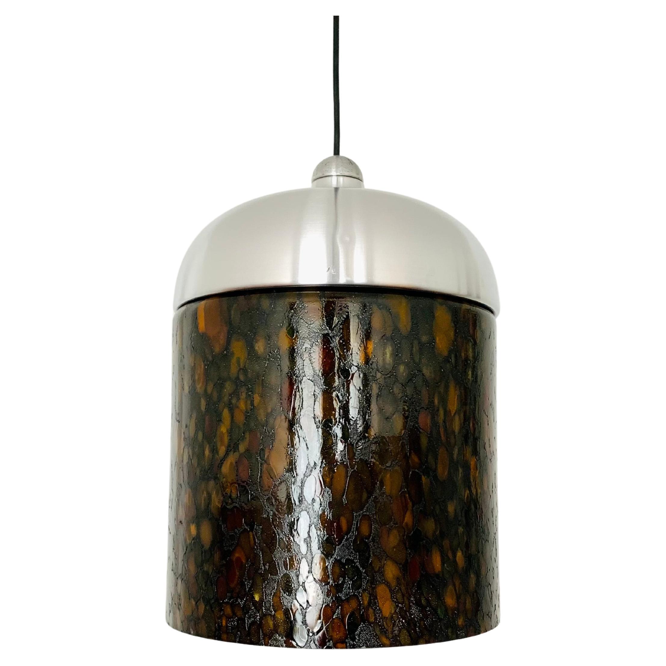 Glass Pendant Lamp by Peill and Putzler For Sale