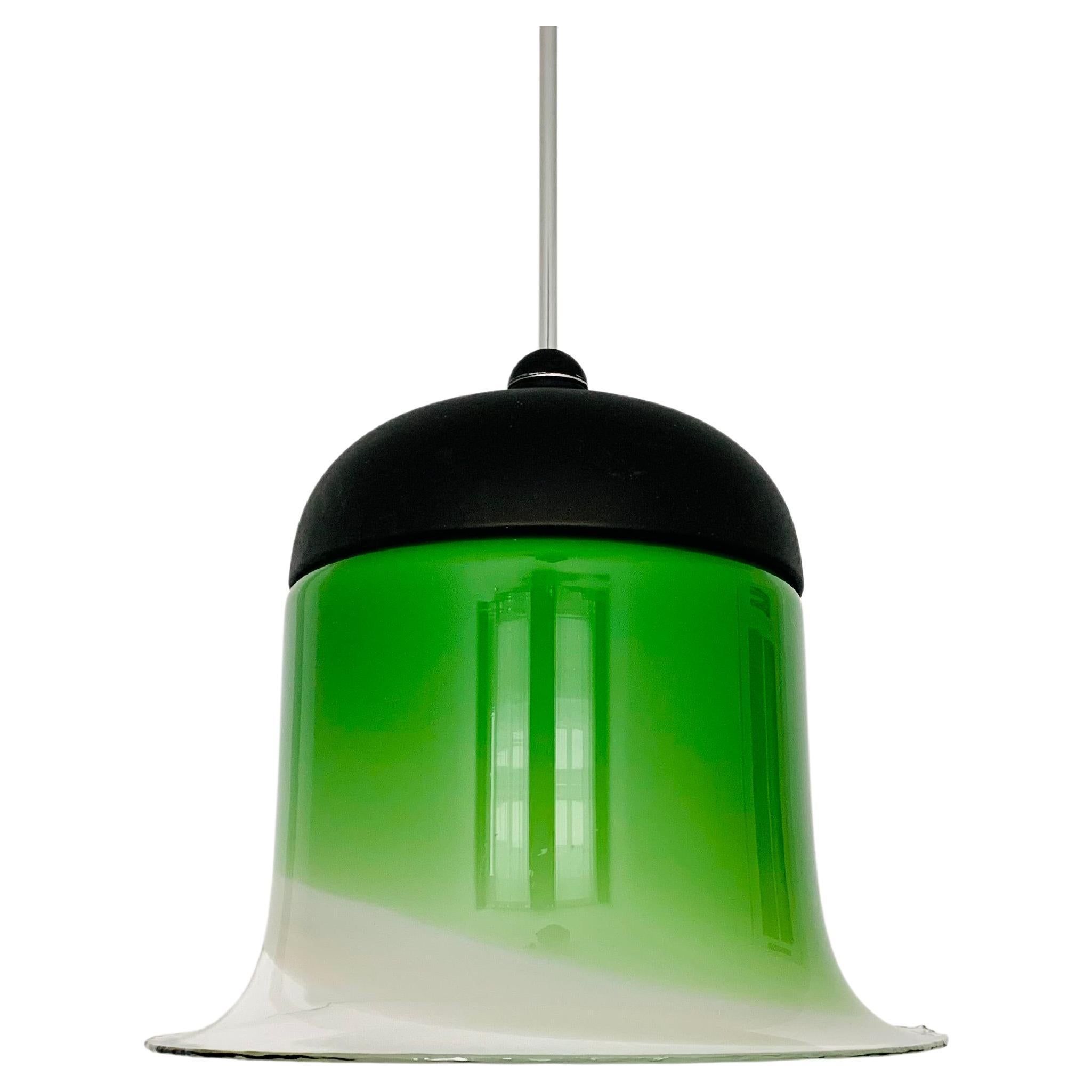 Glass Pendant Lamp by Peill and Putzler For Sale