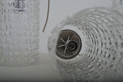 Glass Pendant Lamp by Peill & Putzler (1950s)