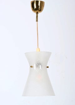 Lámpara colgante de cristal de Rupert Nikoll